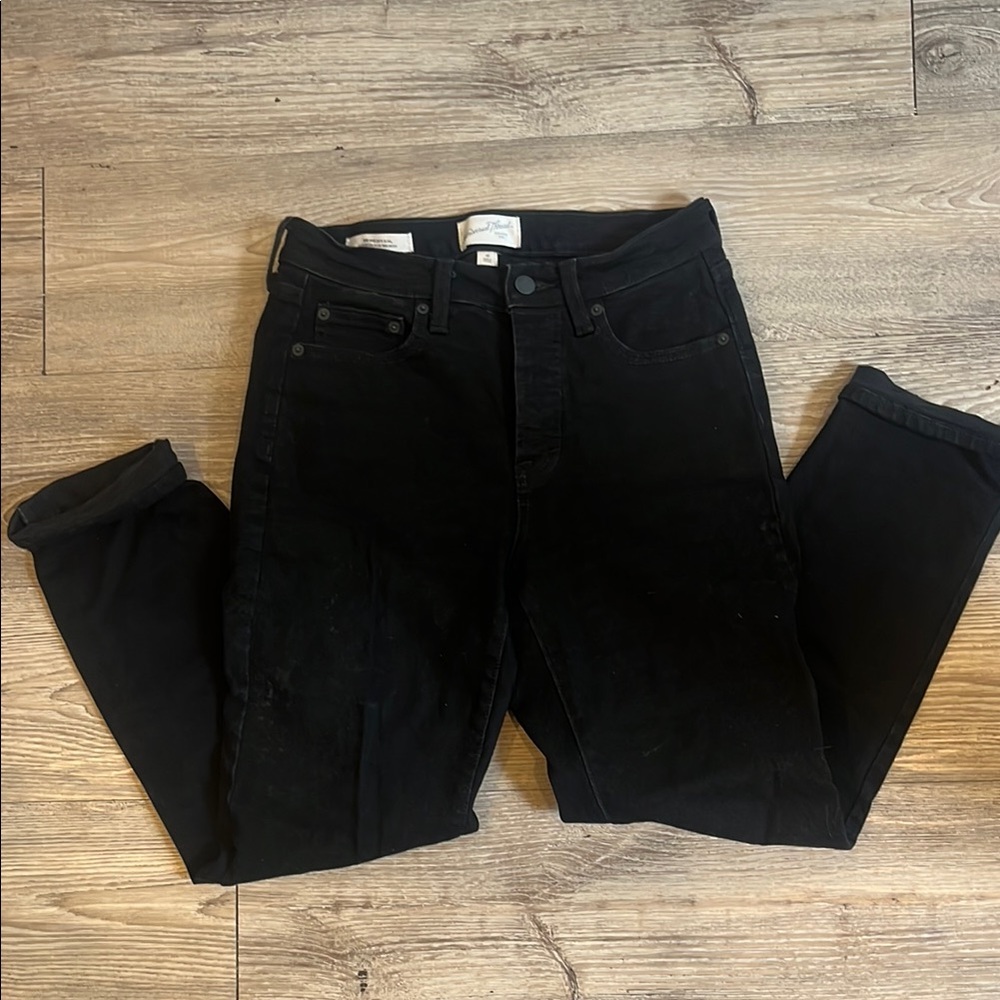 Black Denim Mid-rise 80’s Slim Fit Jean
